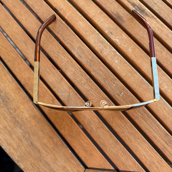 Louis Vuitton Attitude Gold & Brown Aviator Sunglasses Unisex Metal Frame Classi - Picture 2 of 7